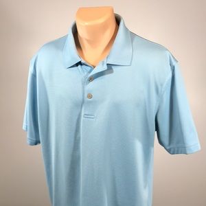 Cubavera XL Polo Mens Shirt Blue Size X Large